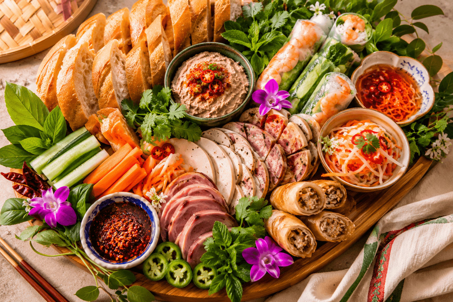 Vietnamese charcuterie board